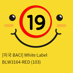 [미국 BACI] White Label BLW3164-RED (103)