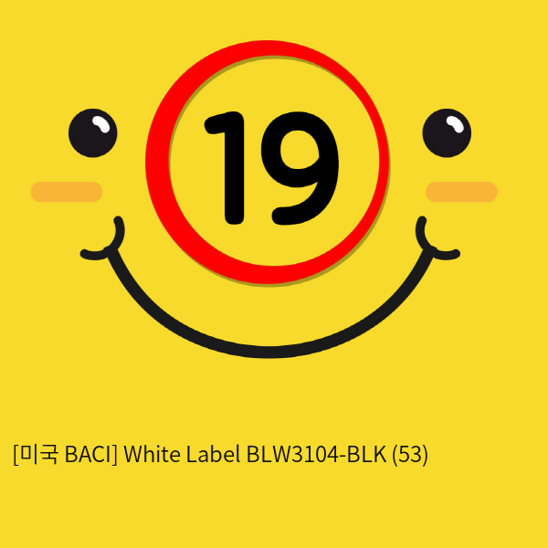 [미국 BACI] White Label BLW3104-BLK (53)